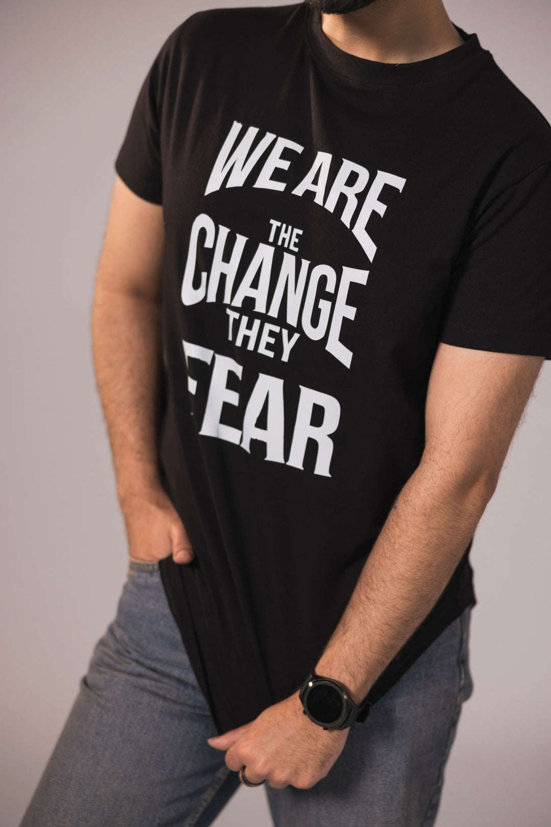 Men Premium Graphic Tees - Black