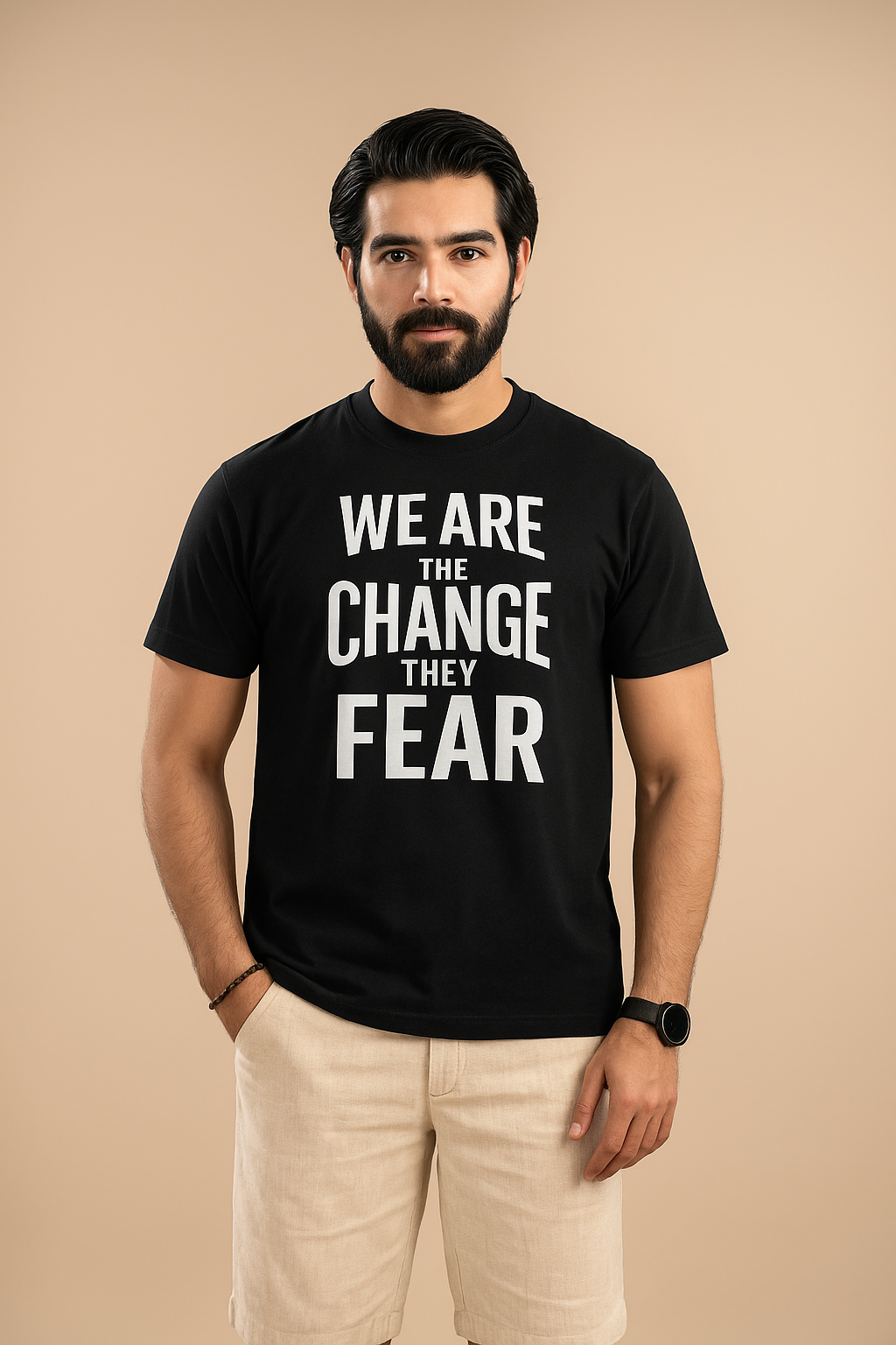 Men Premium Graphic Tees - Black