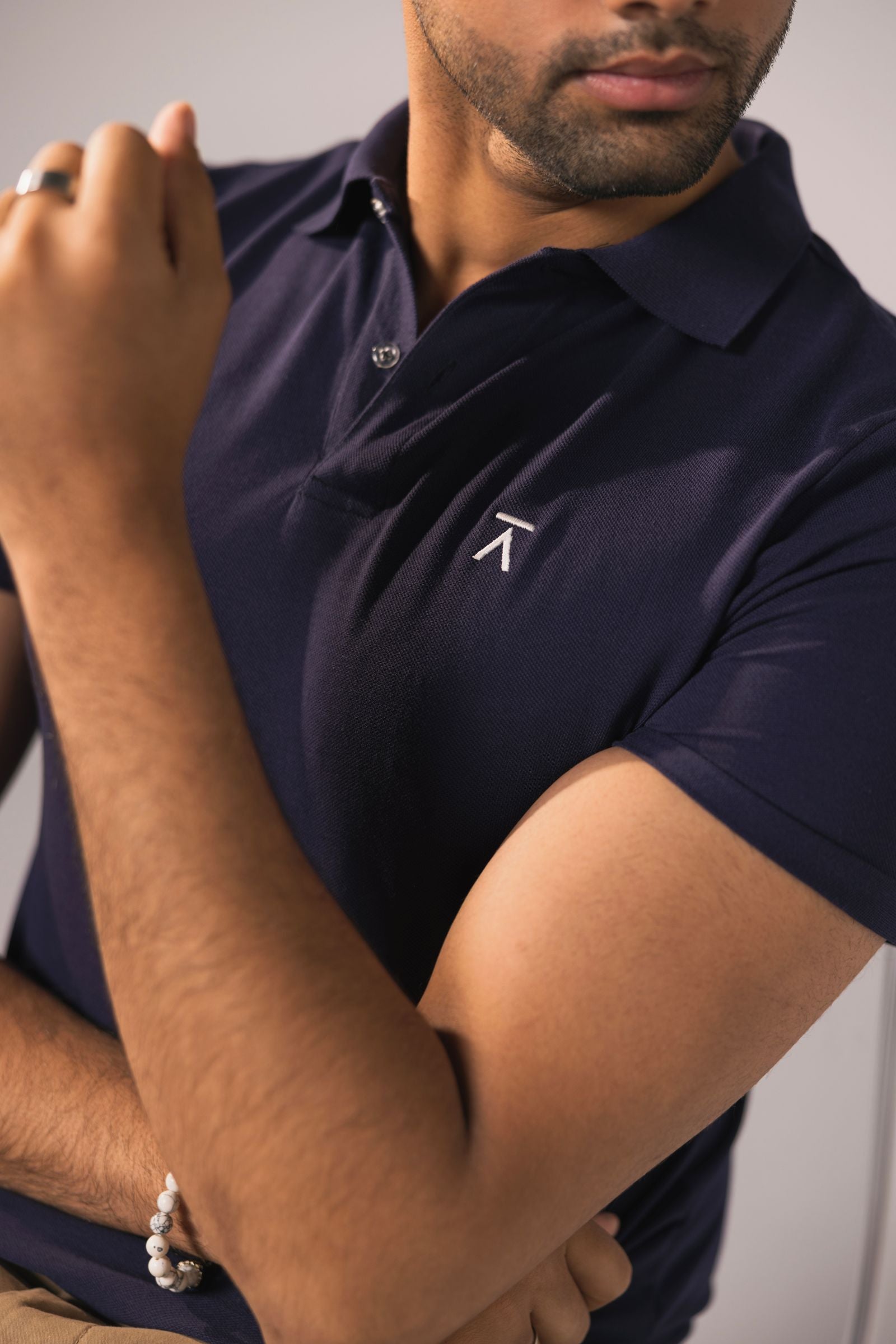 Men Basic Polo Shirt - Navy