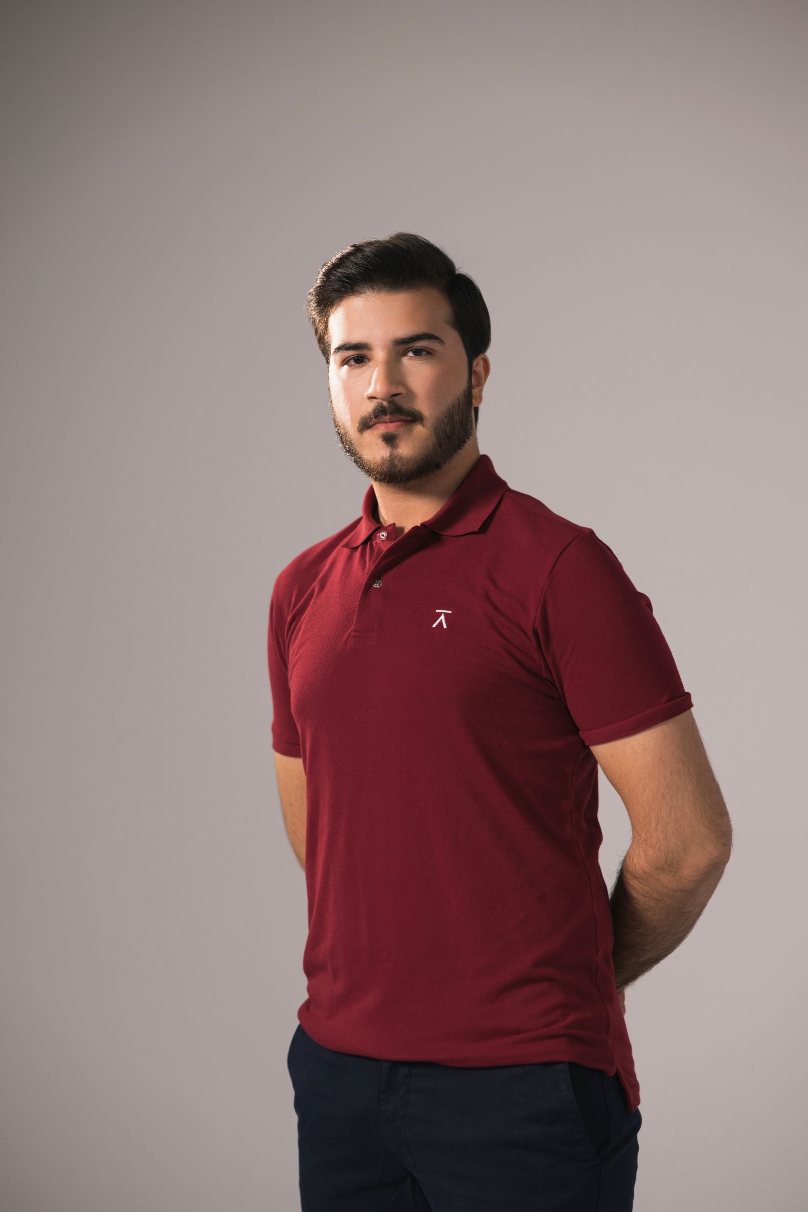 Men Basic Polo Shirt - Maroon