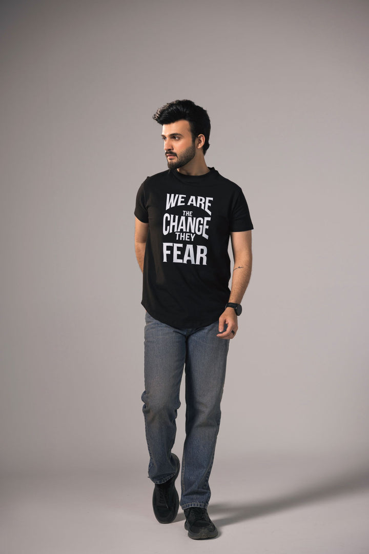 Men Premium Graphic Tees - Black