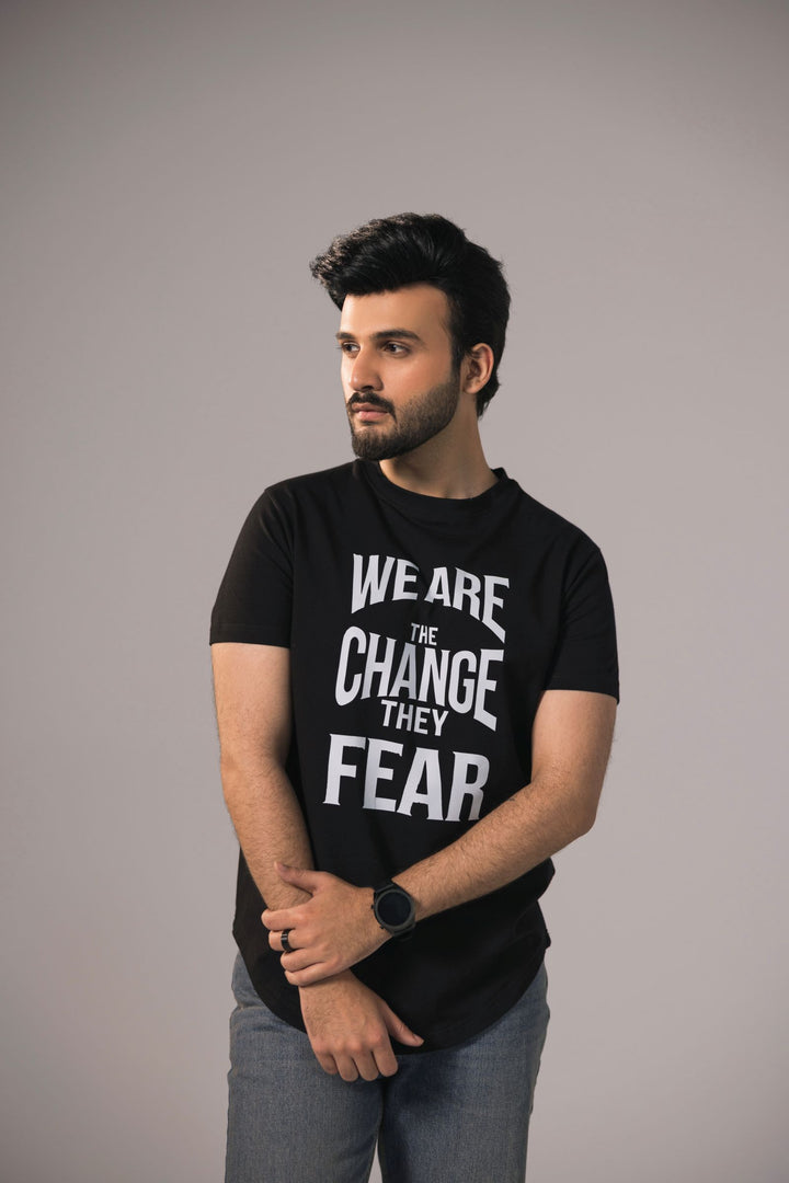 Men Premium Graphic Tees - Black