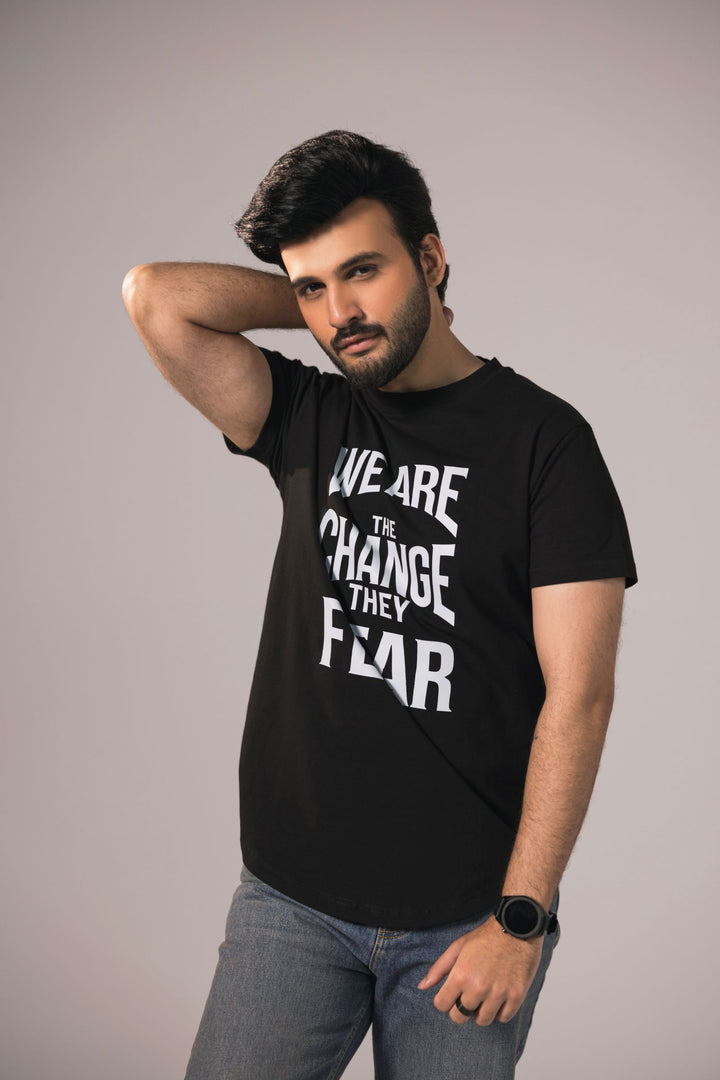 Men Premium Graphic Tees - Black