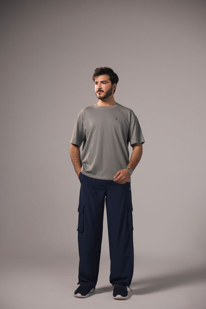 Men Over-Sized T-Shirt - Grey