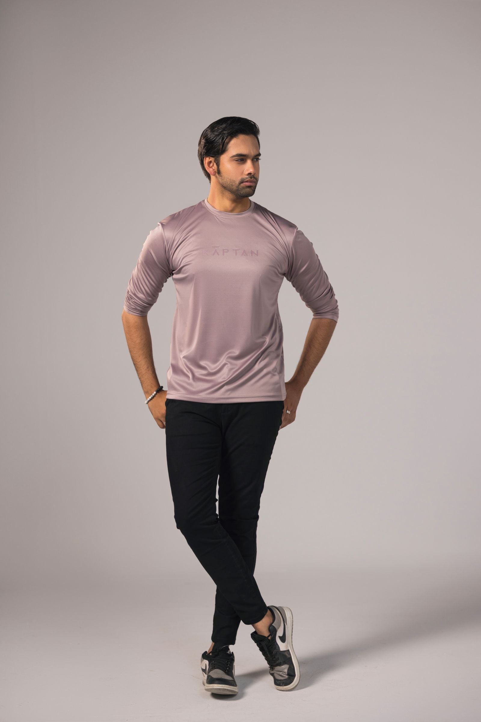 Men Long Sleeve T-Shirt - Light Lavender