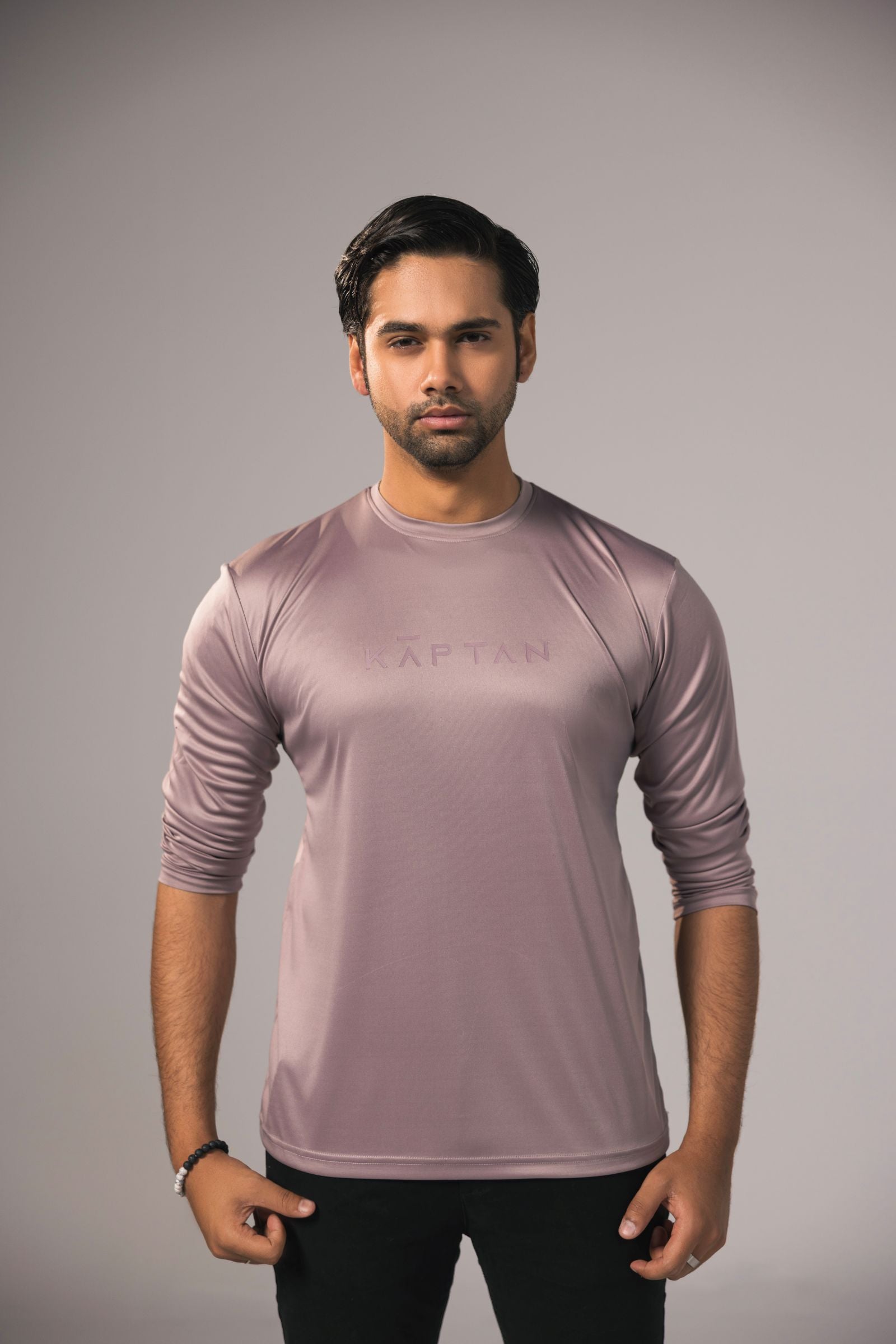 Men Long Sleeve T-Shirt - Light Lavender