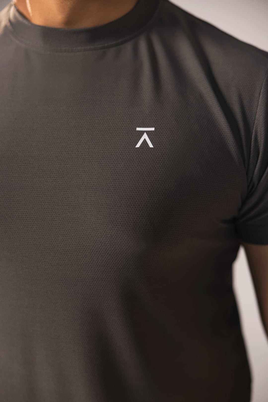 Men Active Mesh Shirt - Smoke Grey