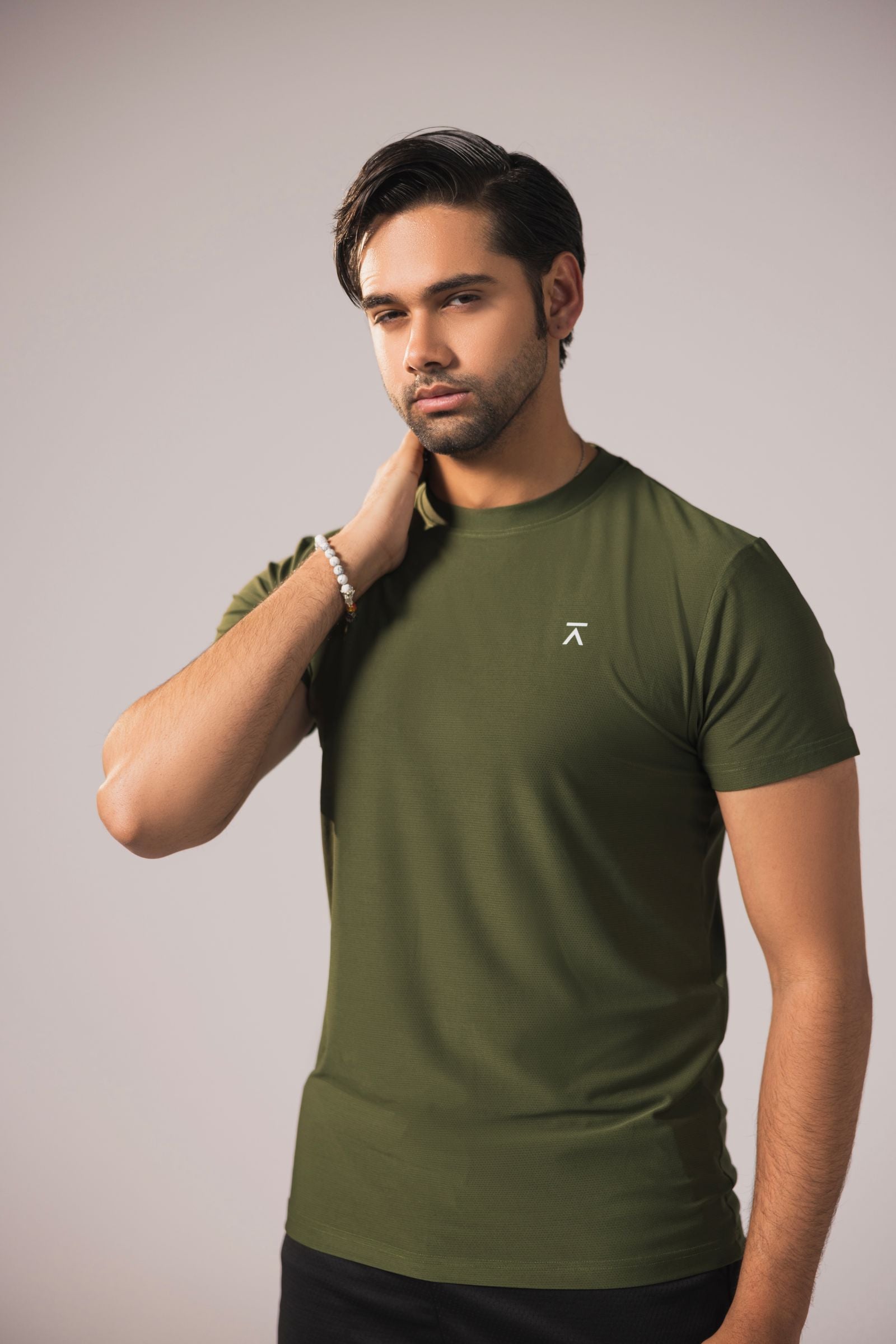 Men Active Mesh Shirt - Olive