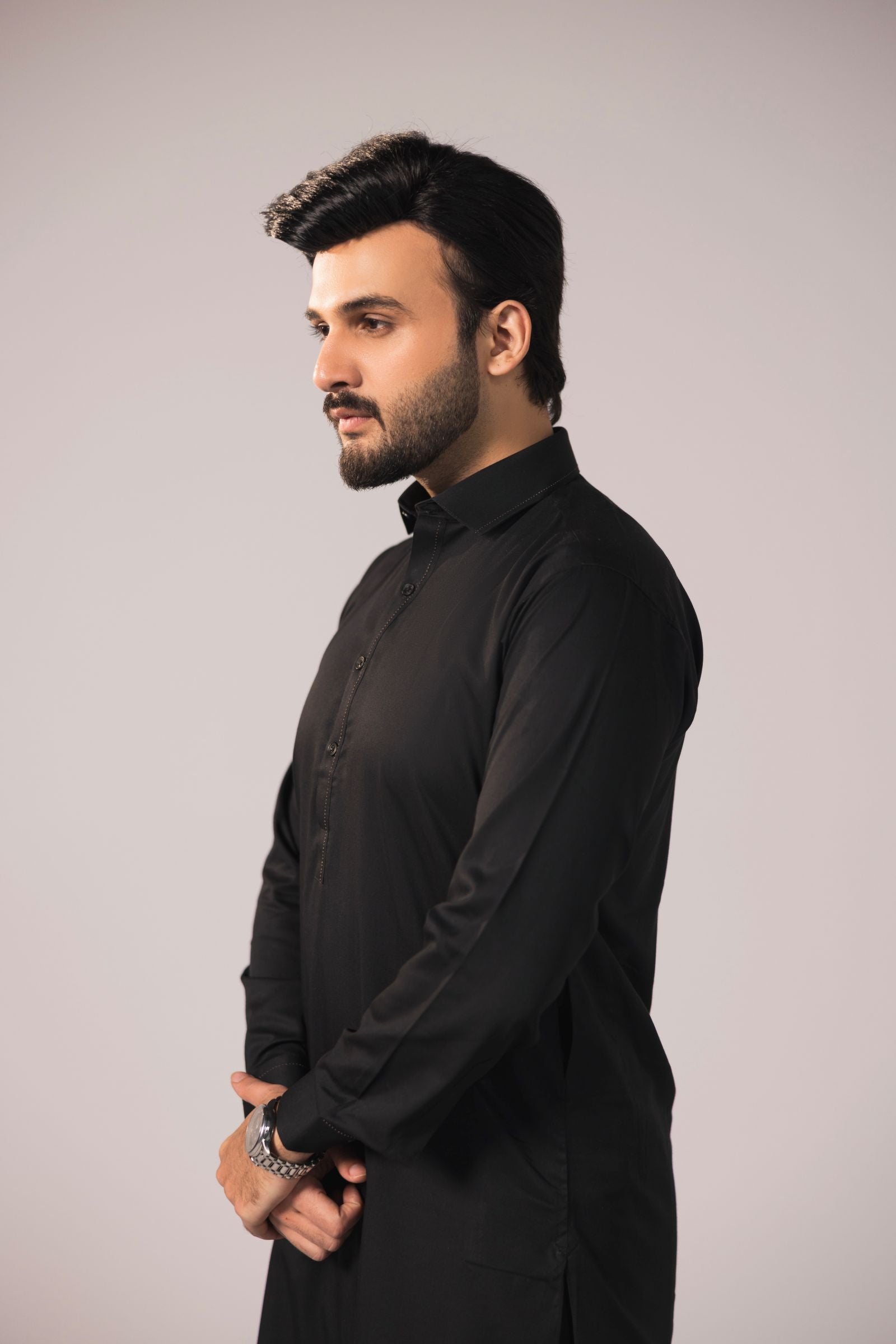 Bamboo Luxe - Black Shalwar Kameez