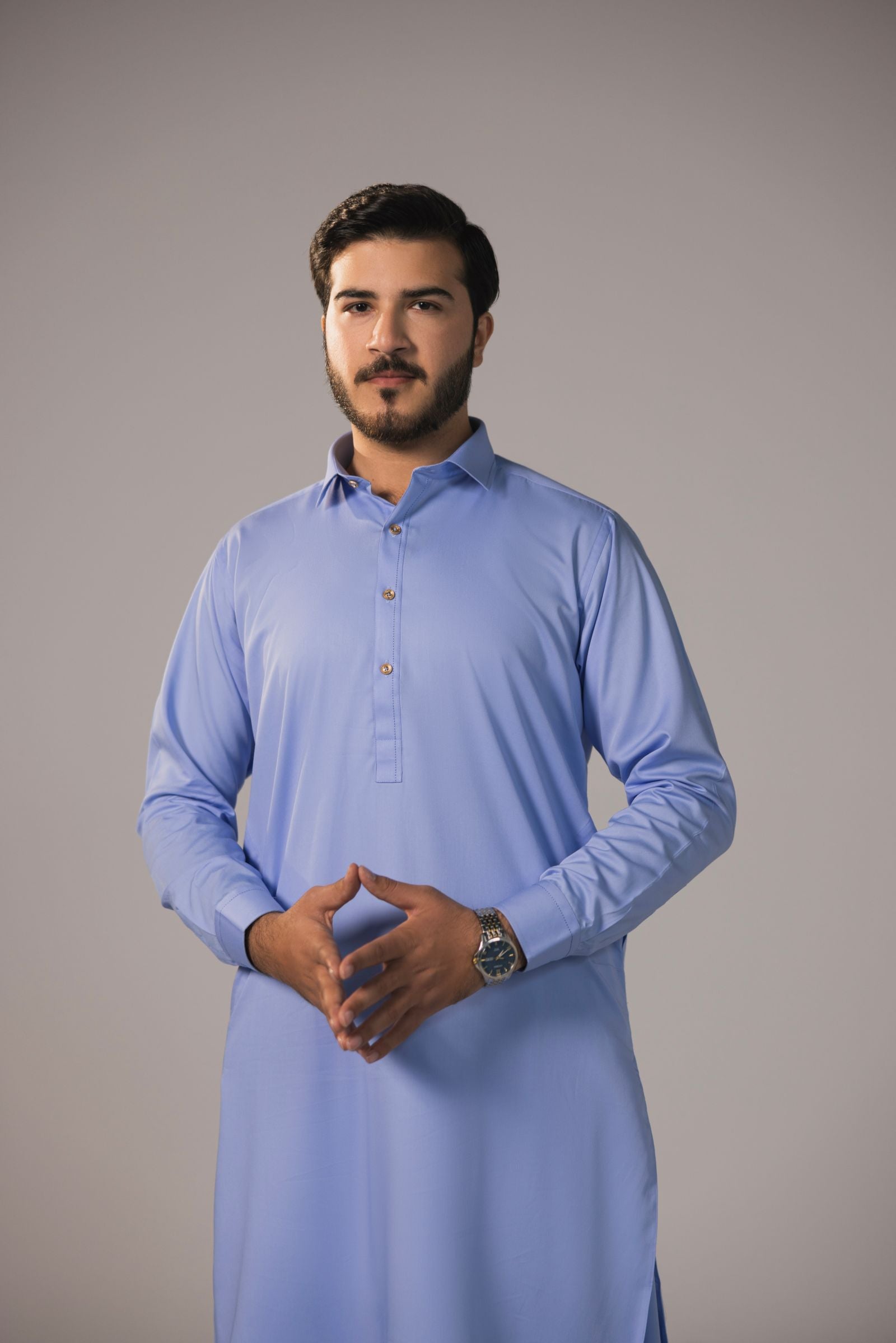 Bamboo Luxe - Sky Blue Shalwar Kameez