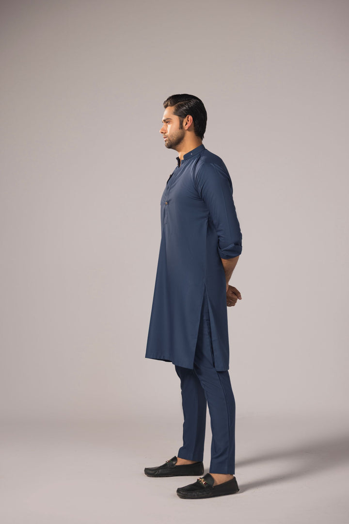 Urban Drape - Teal Blue Kurta Trouser