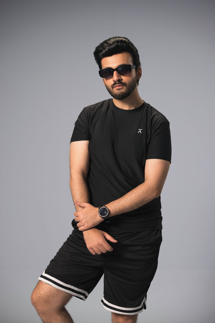 Men Active Mesh Shirt - Black