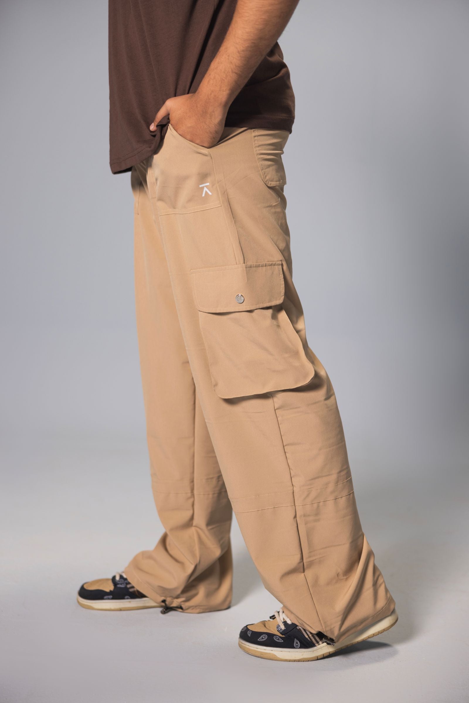 Urban Edge Cargo Pants - Beige