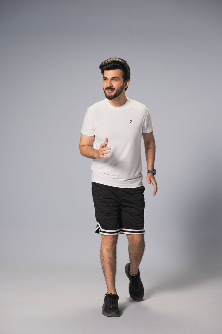 Men Active Mesh Shirt - White