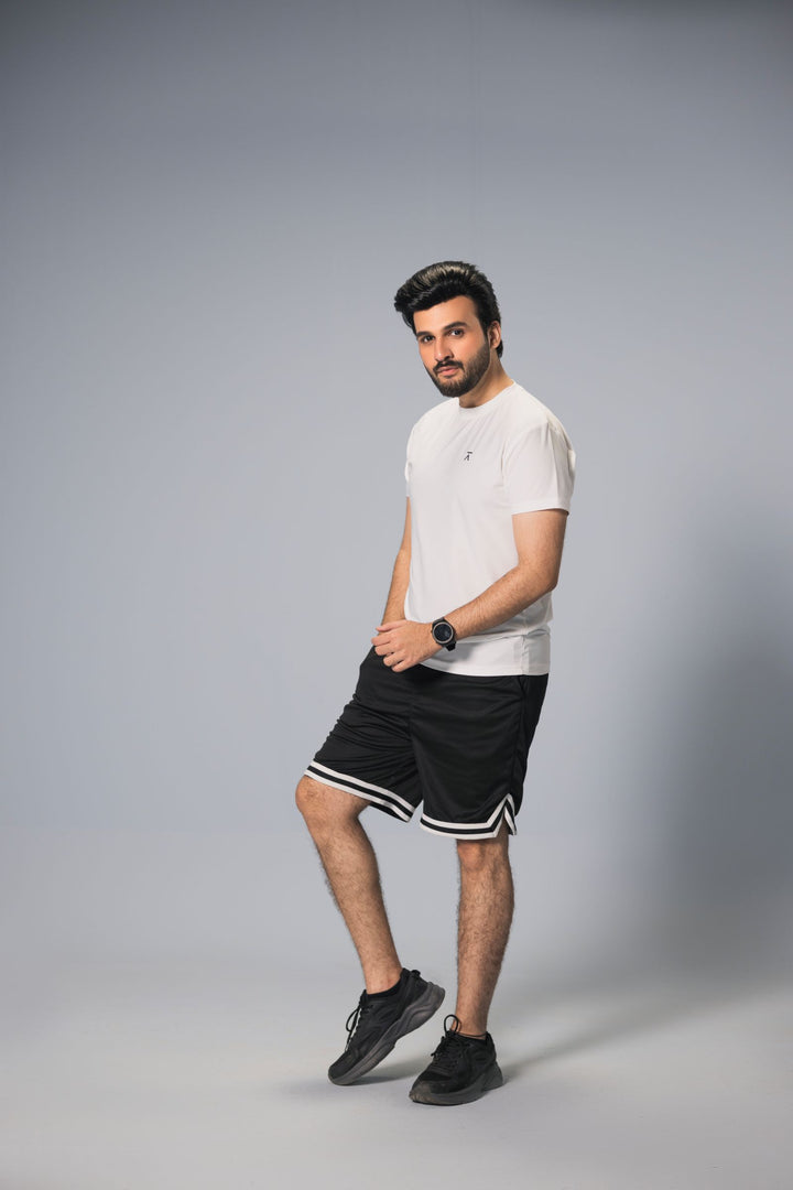 Men Active Mesh Shirt - White