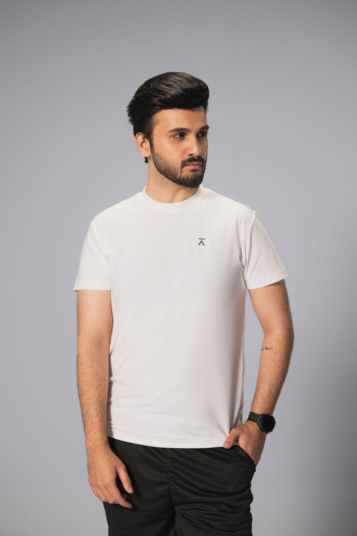 Men Active Mesh Shirt - White