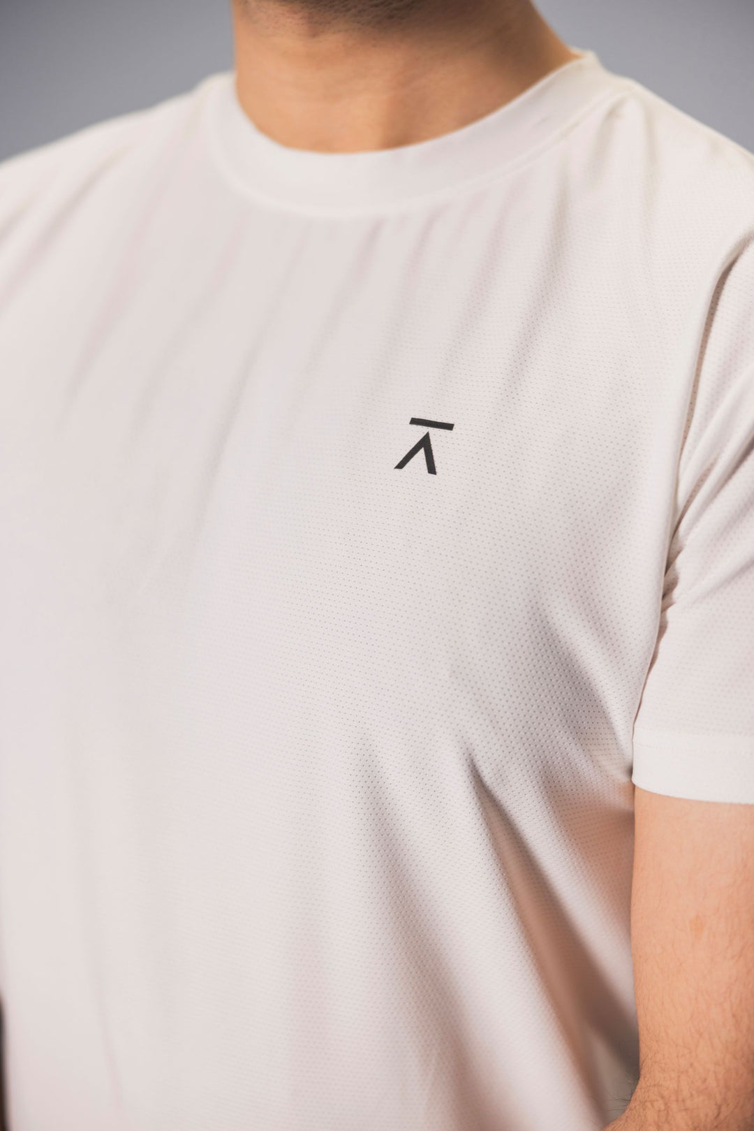 Men Active Mesh Shirt - White