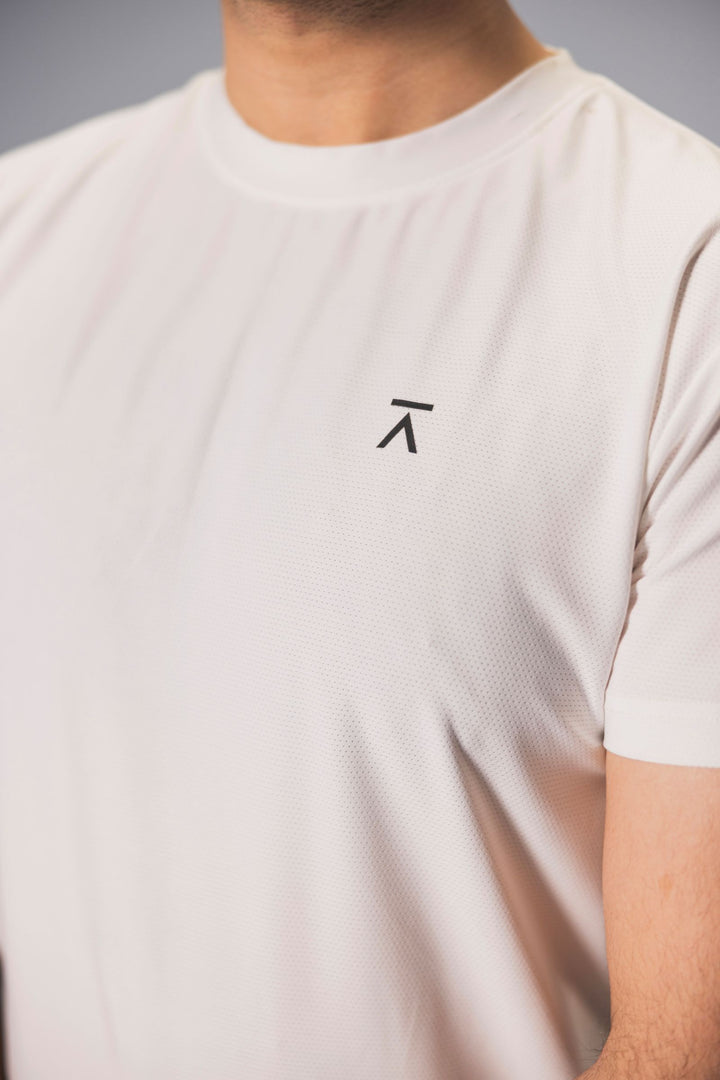 Men Active Mesh Shirt - White