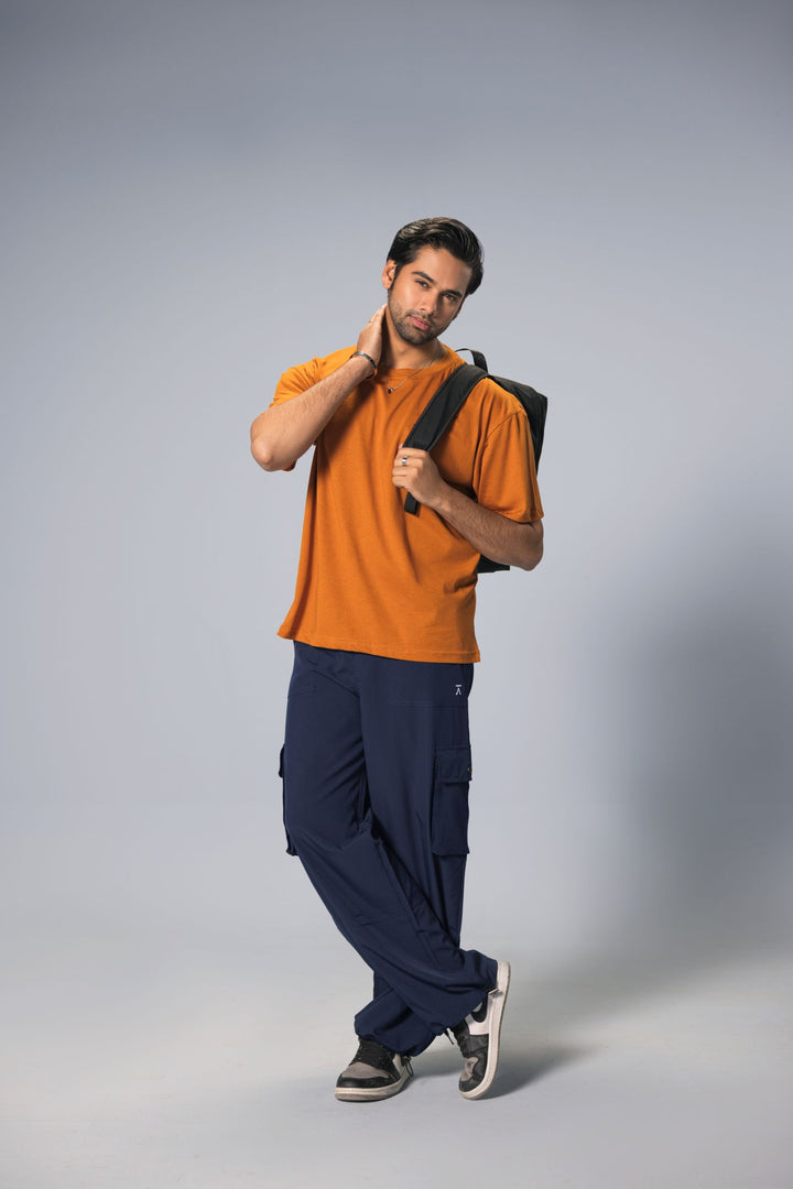 Men Over-Sized T-Shirt - Rust