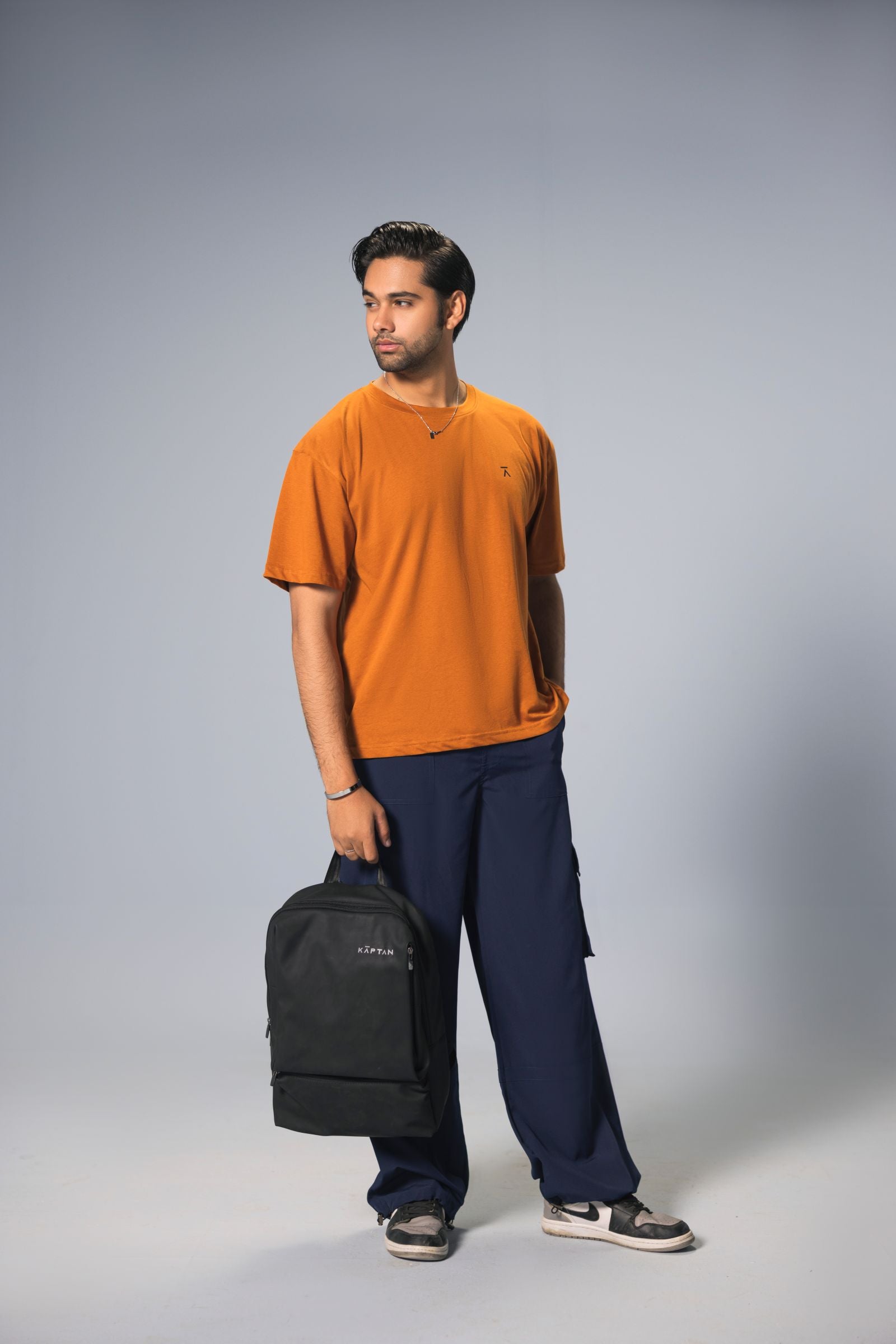 Men Over-Sized T-Shirt - Rust