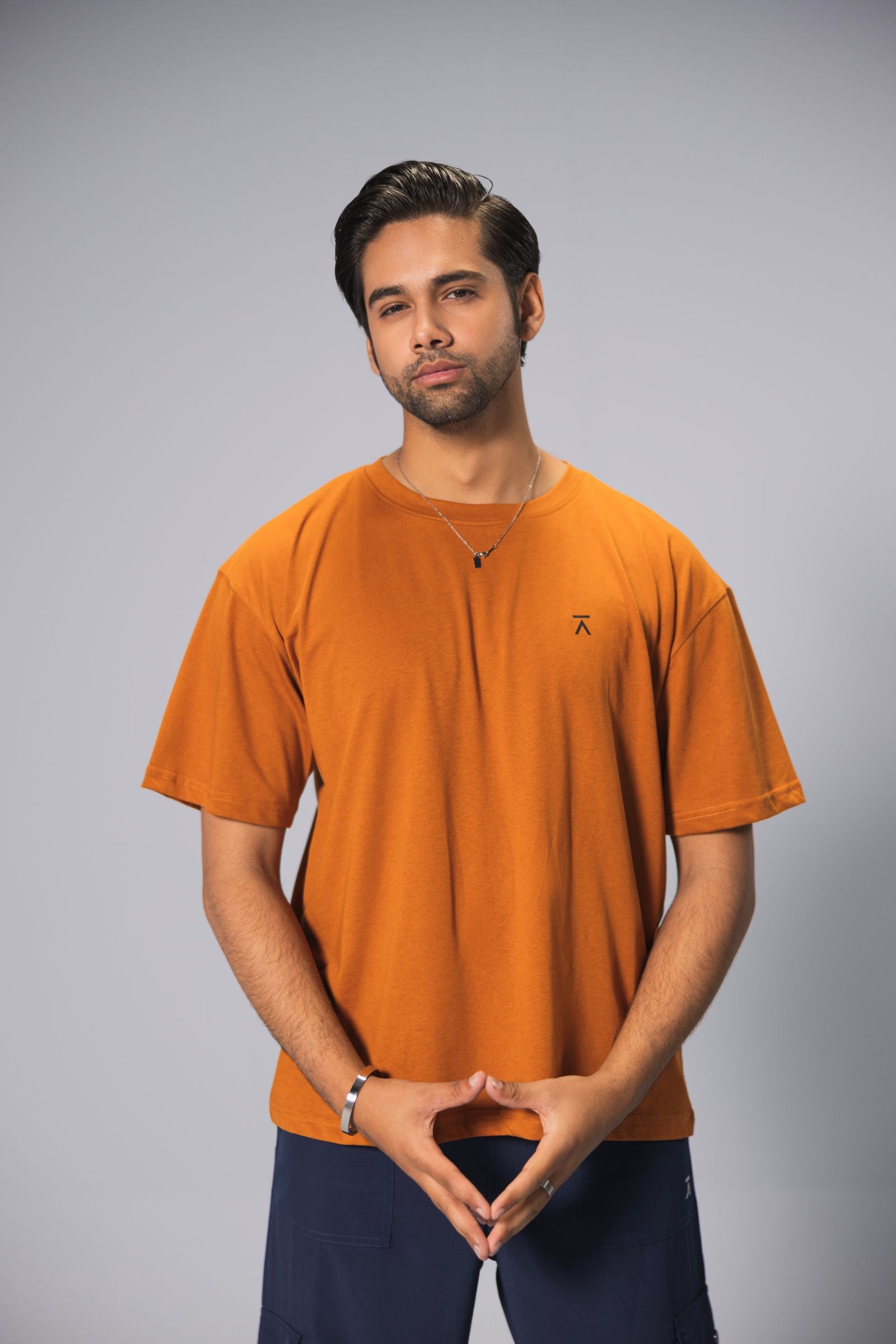 Men Over-Sized T-Shirt - Rust