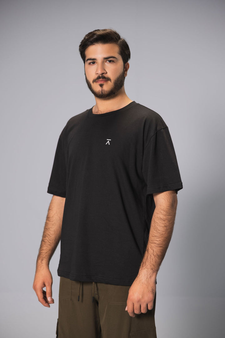 Men Over-Sized T-Shirt - Black