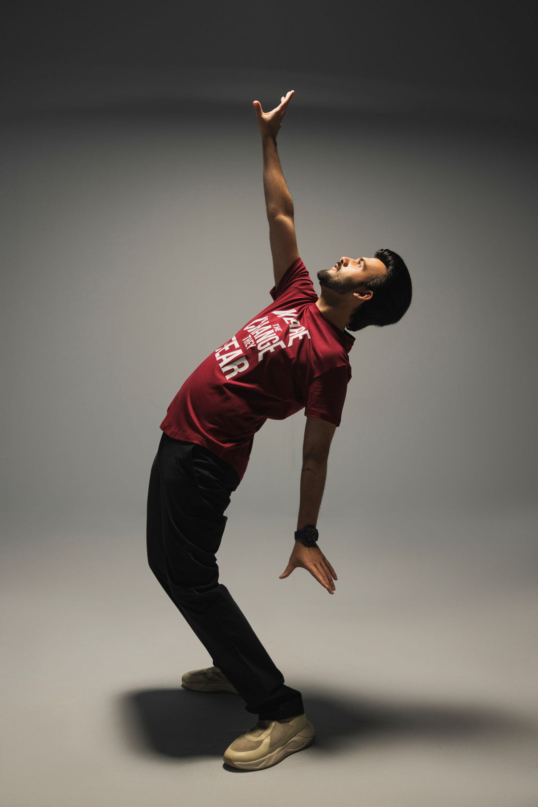 Men Premium Graphic Tees - Maroon