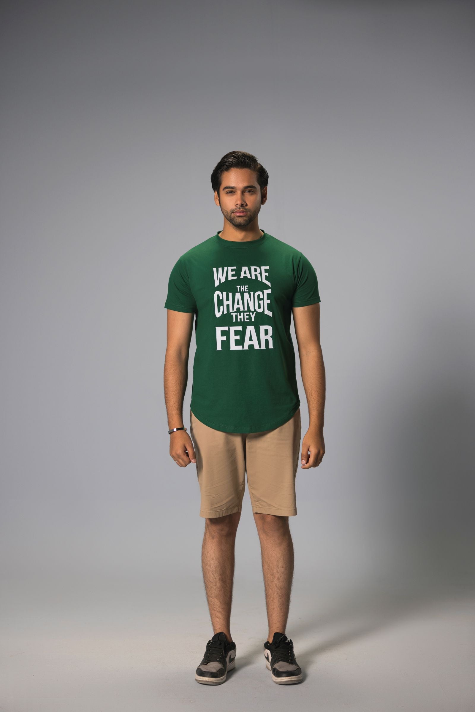 Men Premium Graphic Tees - Green