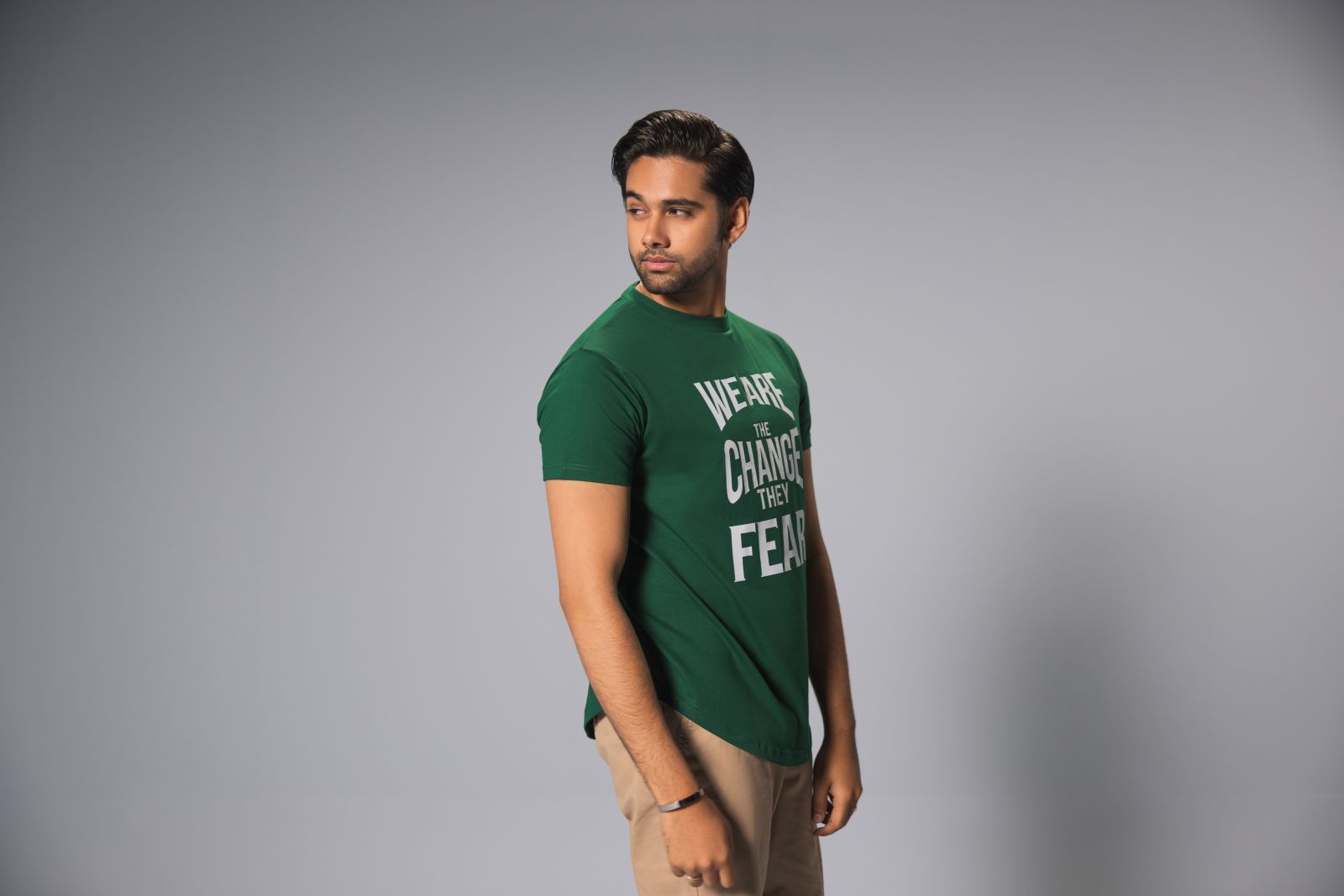 Men Premium Graphic Tees - Green