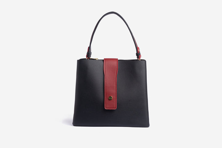 Verona Flip Tote Bag - Black