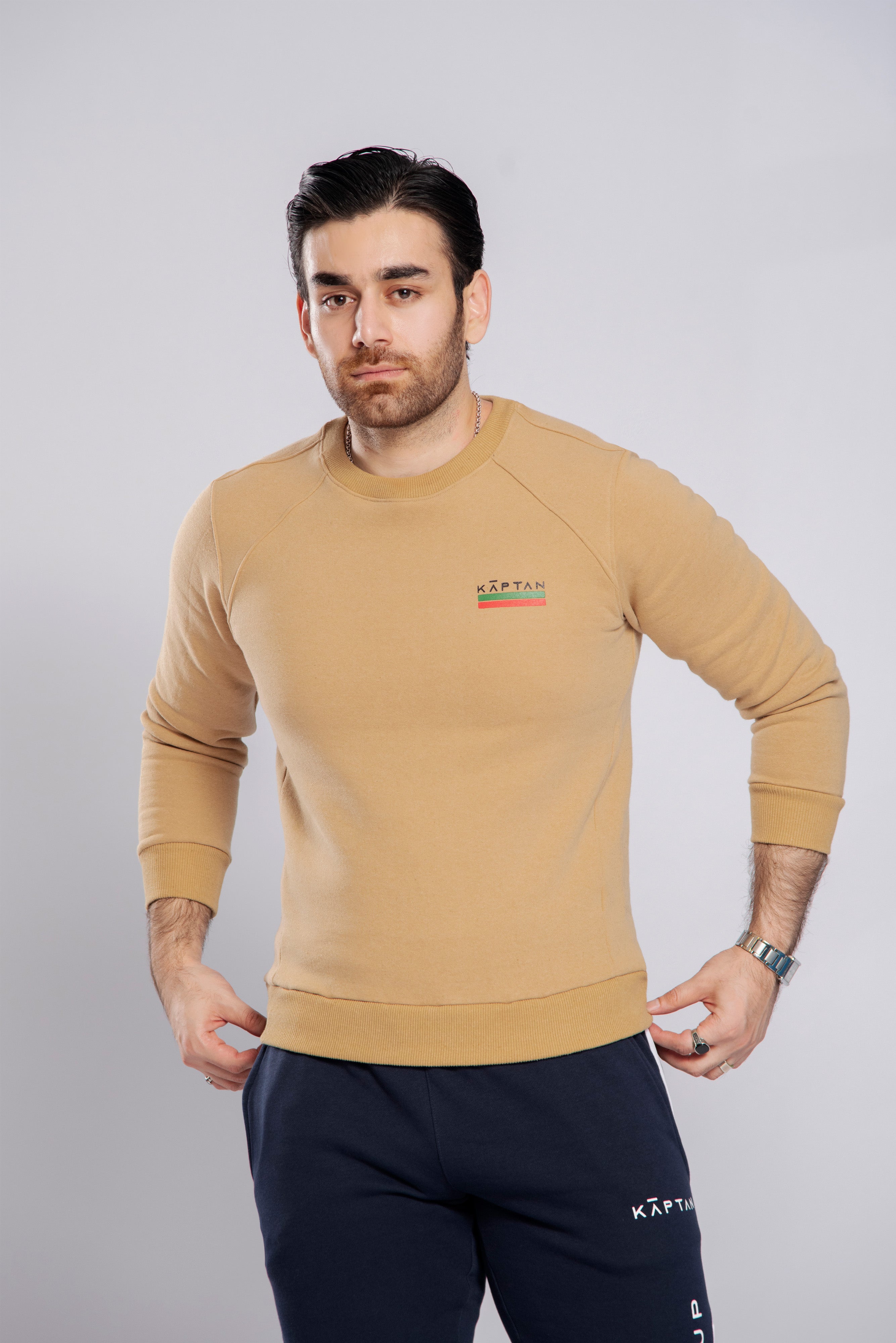 Birmingham Sweatshirt Premium Beige | Kaptan