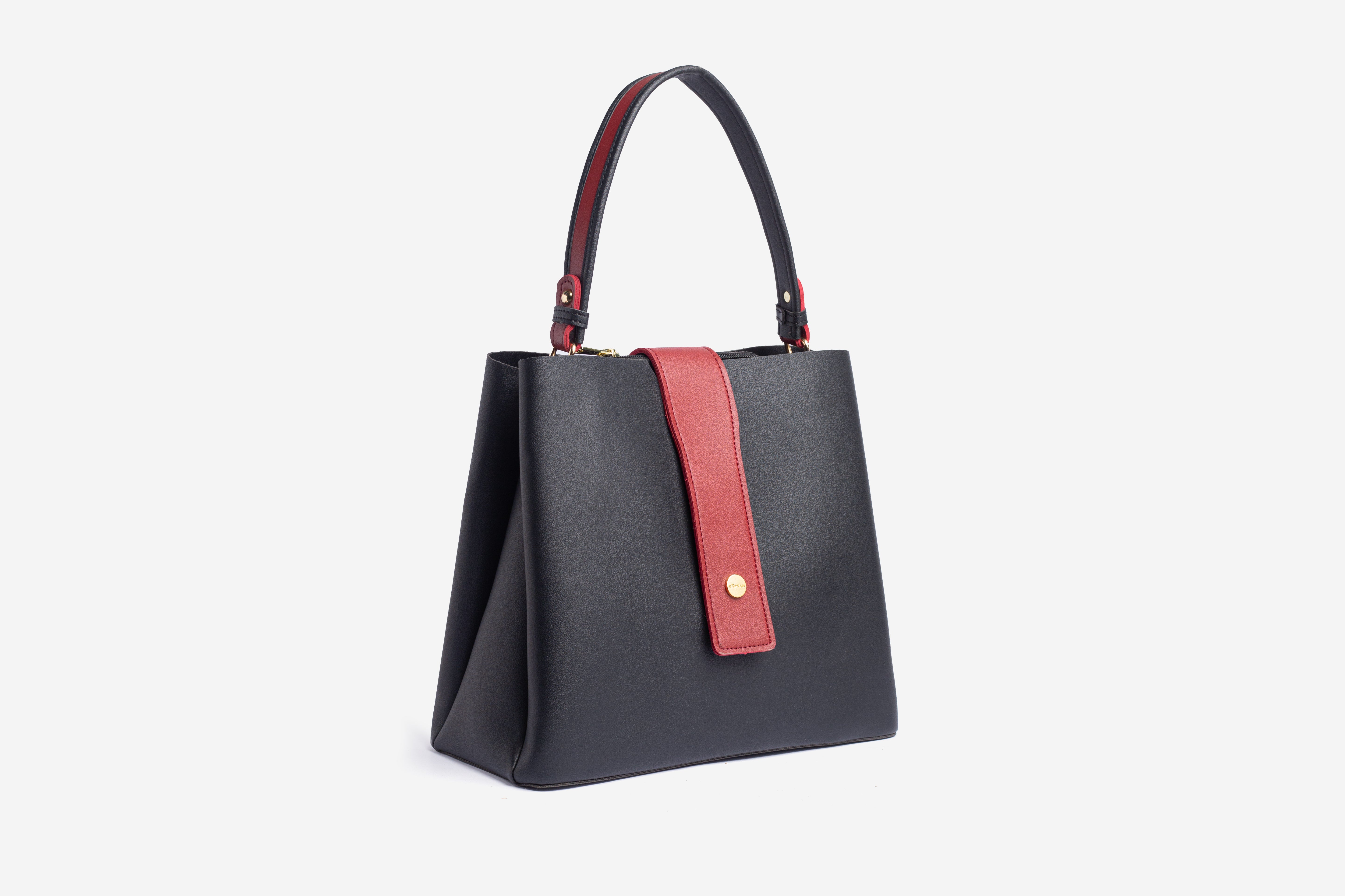 Verona Flip Tote Bag - Black
