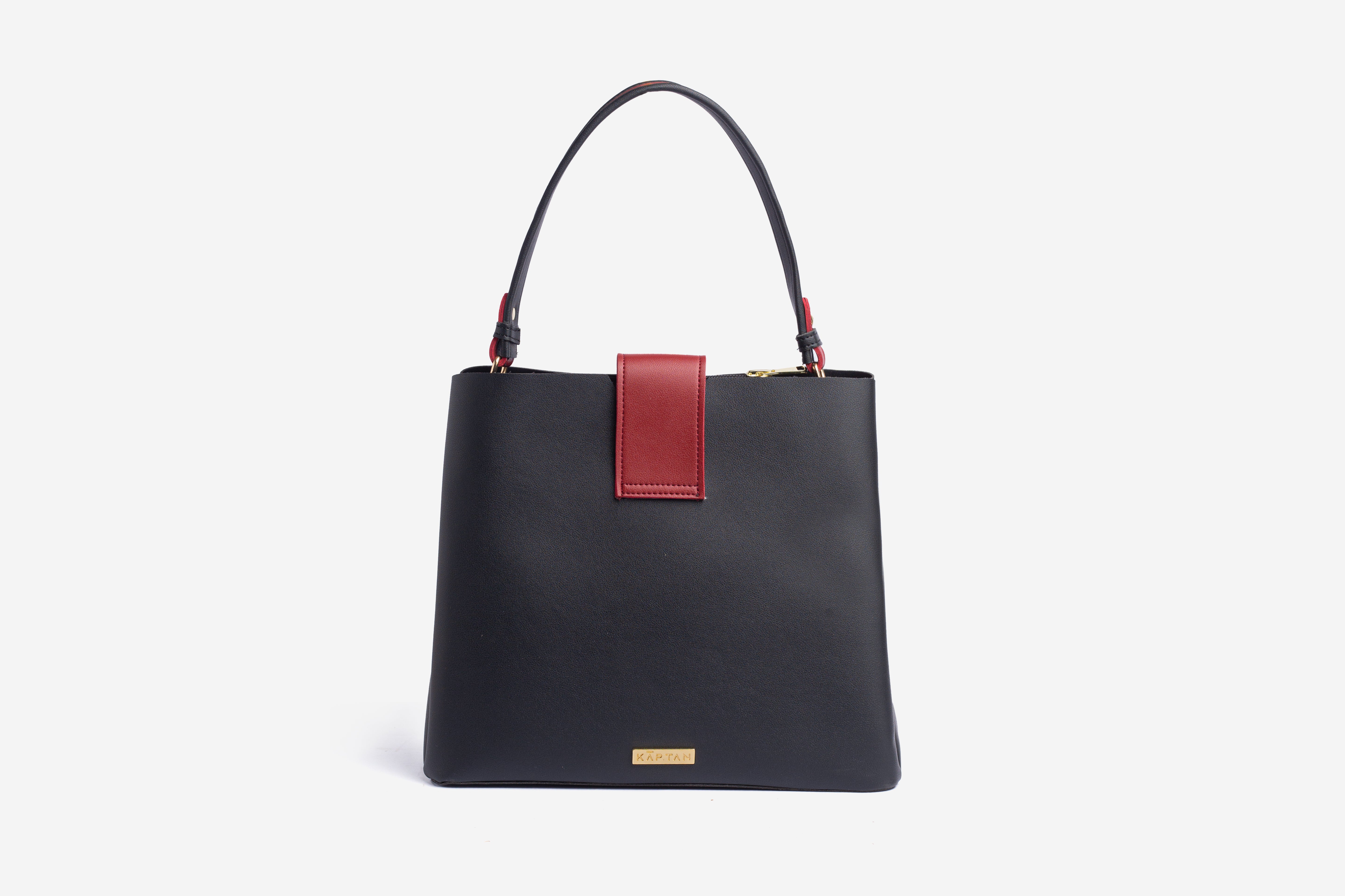 Verona Flip Tote Bag - Black