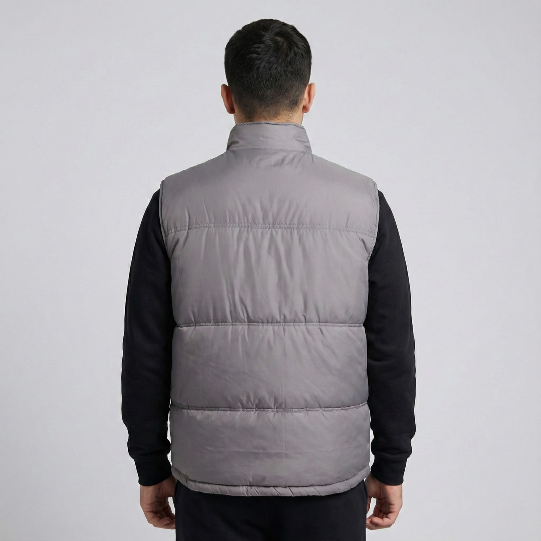Men's Puffer Vest - Grey | Kaptan