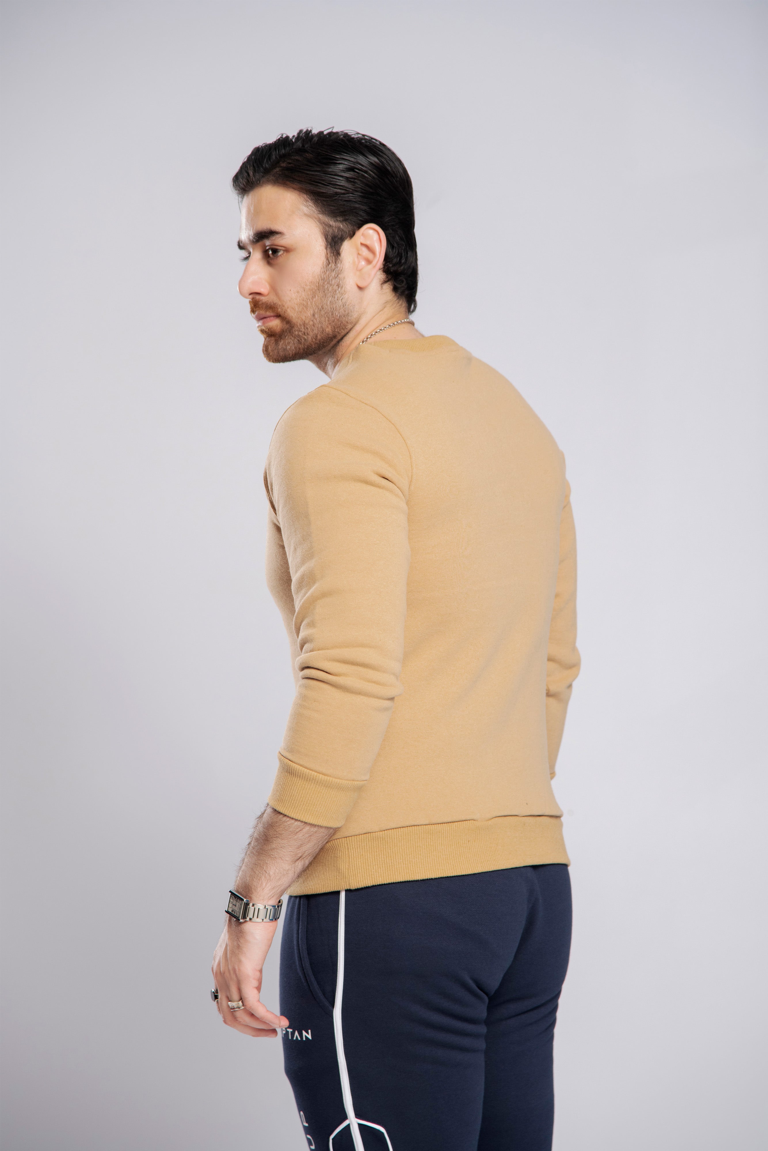 Birmingham Sweatshirt Premium Beige | Kaptan