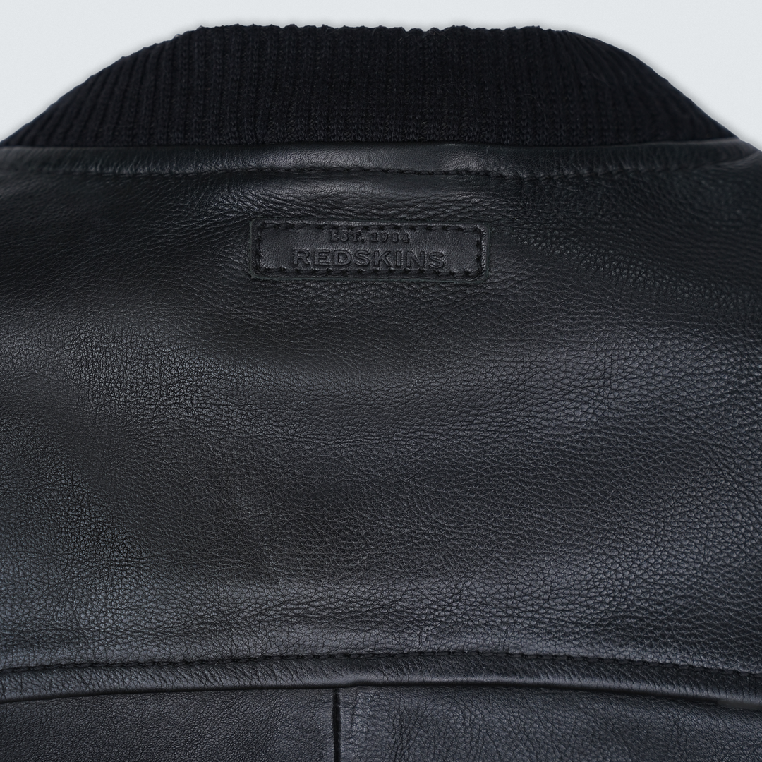 Denver Leather Bomber Jacket