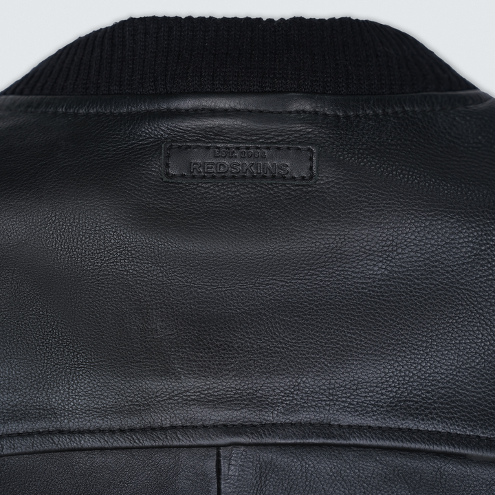 Denver Leather Bomber Jacket