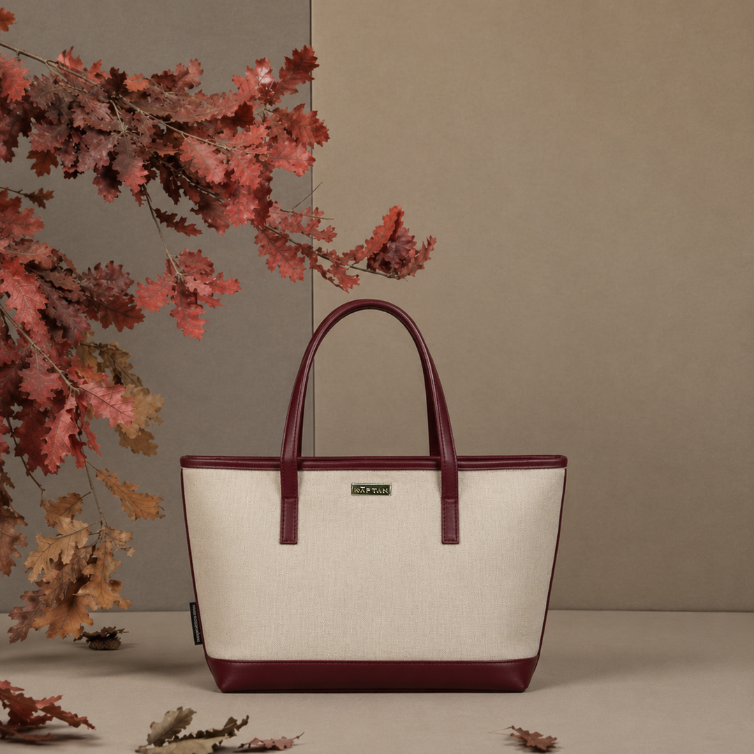 Kaptan Tote Bag - Maroon