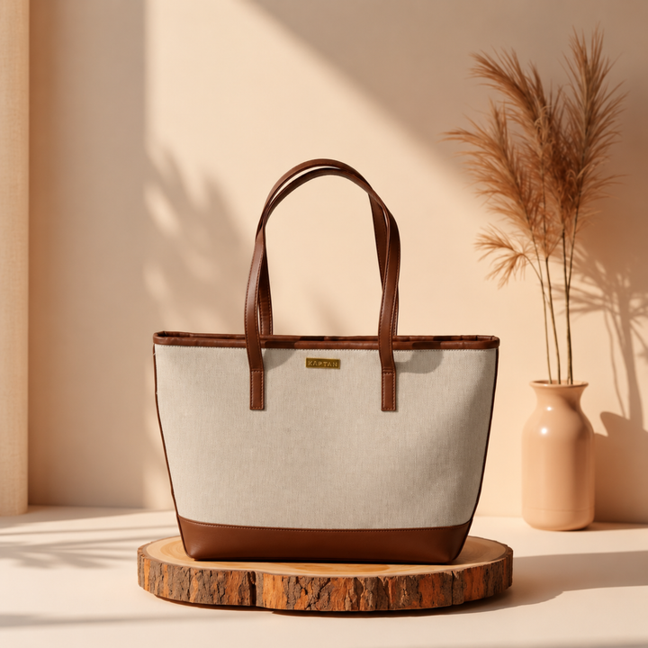 Kaptan Tote Bag - Tan