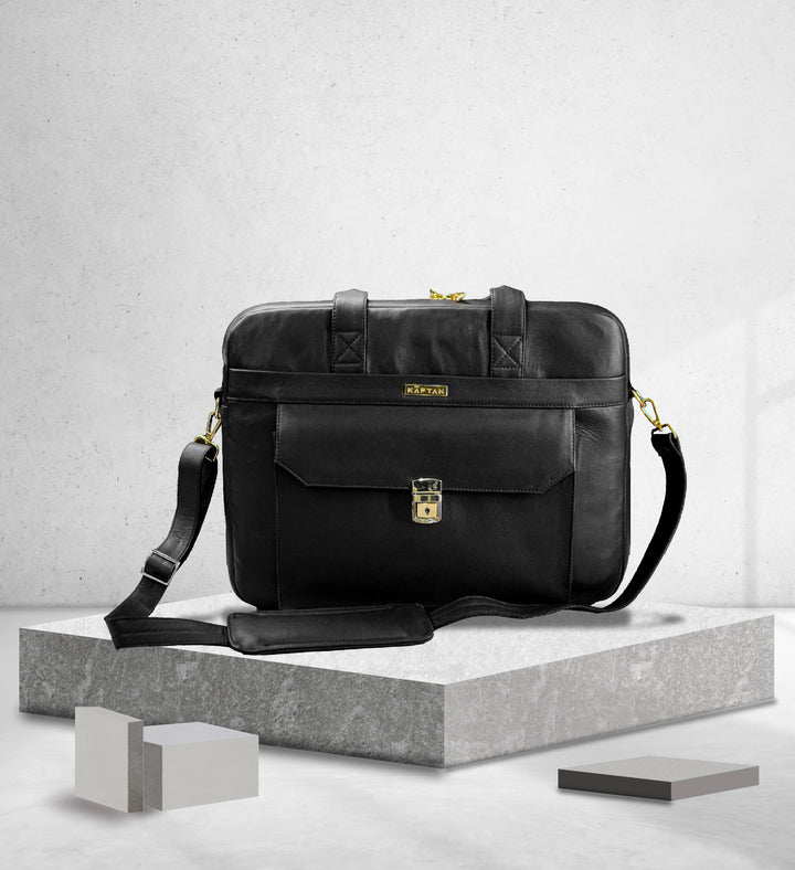 Classic Heritage Leather Briefcase