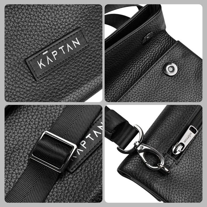Carbon Compact Crossbody Bag