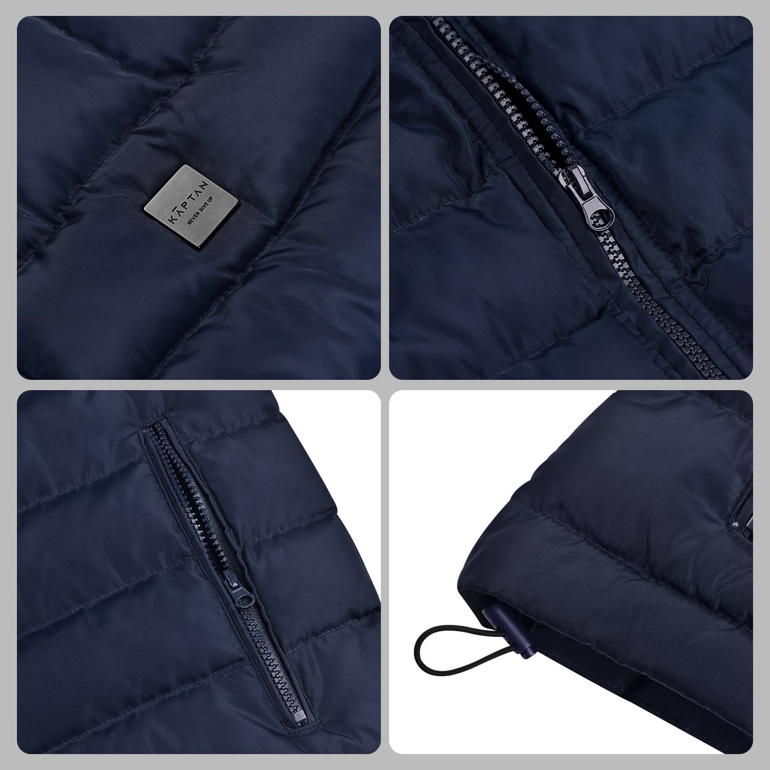 Midnight Navy Puffy Vest | Kaptan