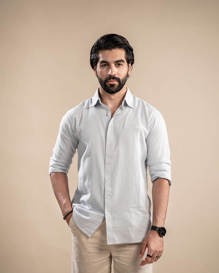 Ice Blue Kaptan Signature Shirt