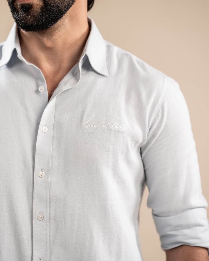 Ice Blue Kaptan Signature Shirt