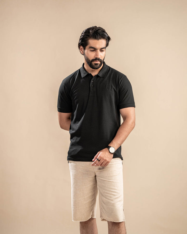 Black Basic Polo