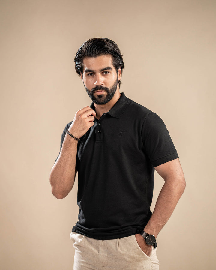 Black Basic Polo