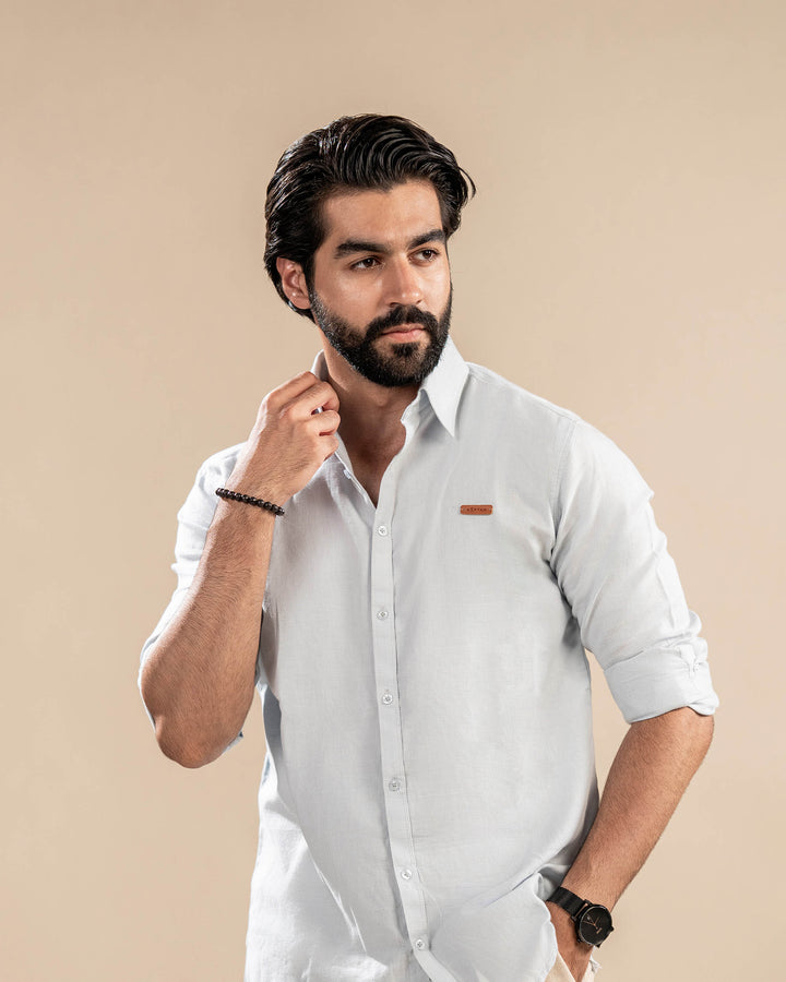 Ice Blue Casual Shirt
