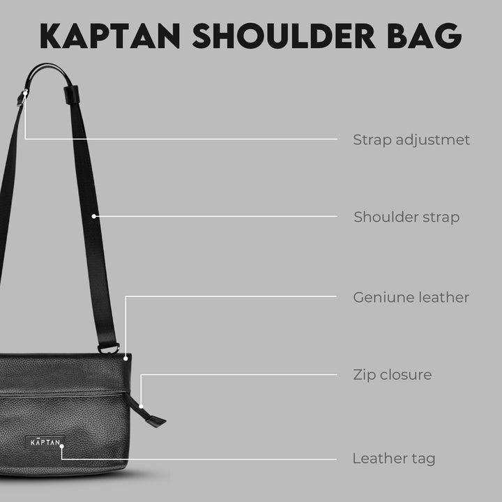 Carbon Compact Crossbody Bag