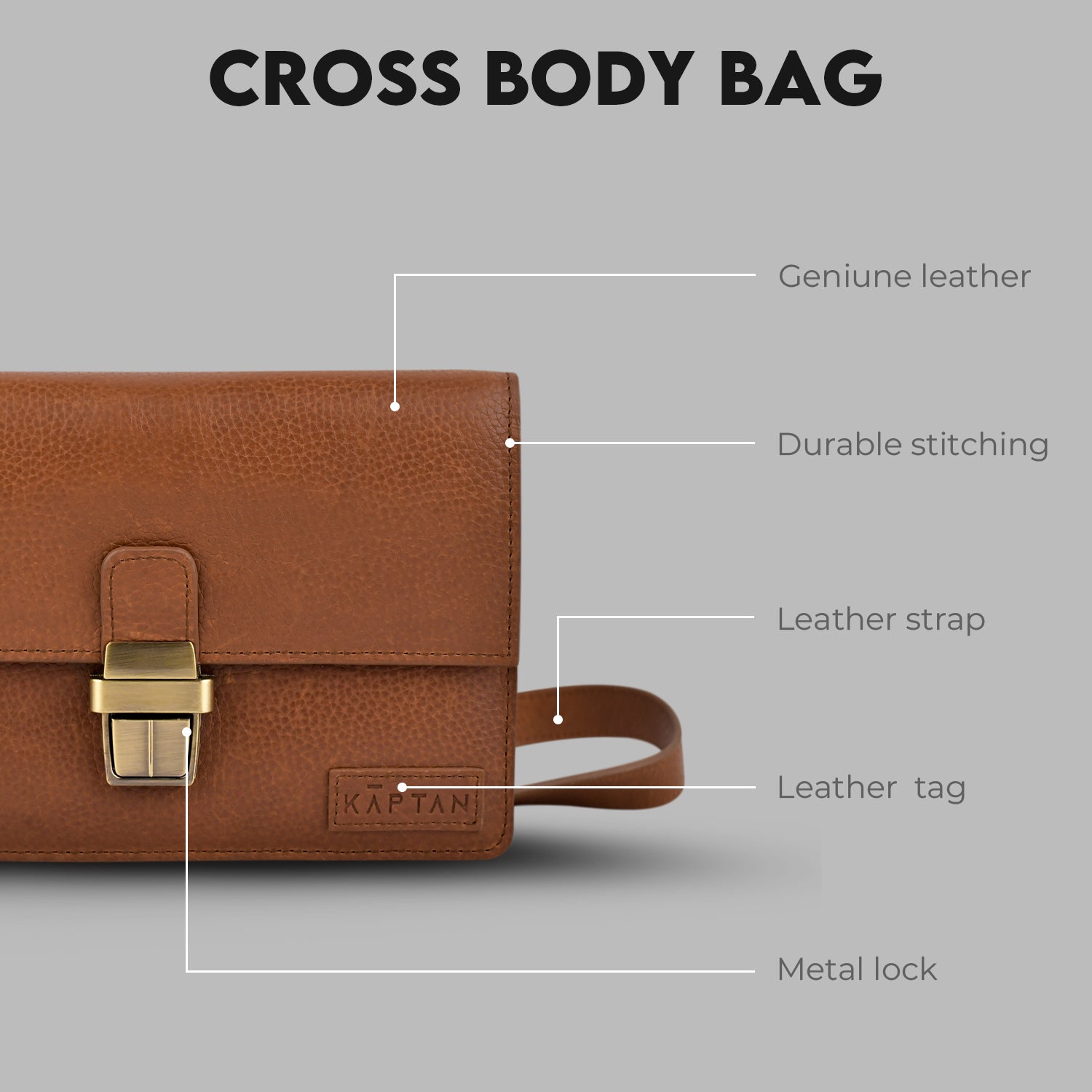 Espresso Mini Crossbody Bag