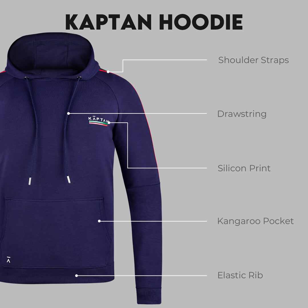 Manchester Hoodie - Navy Blue | Kaptan